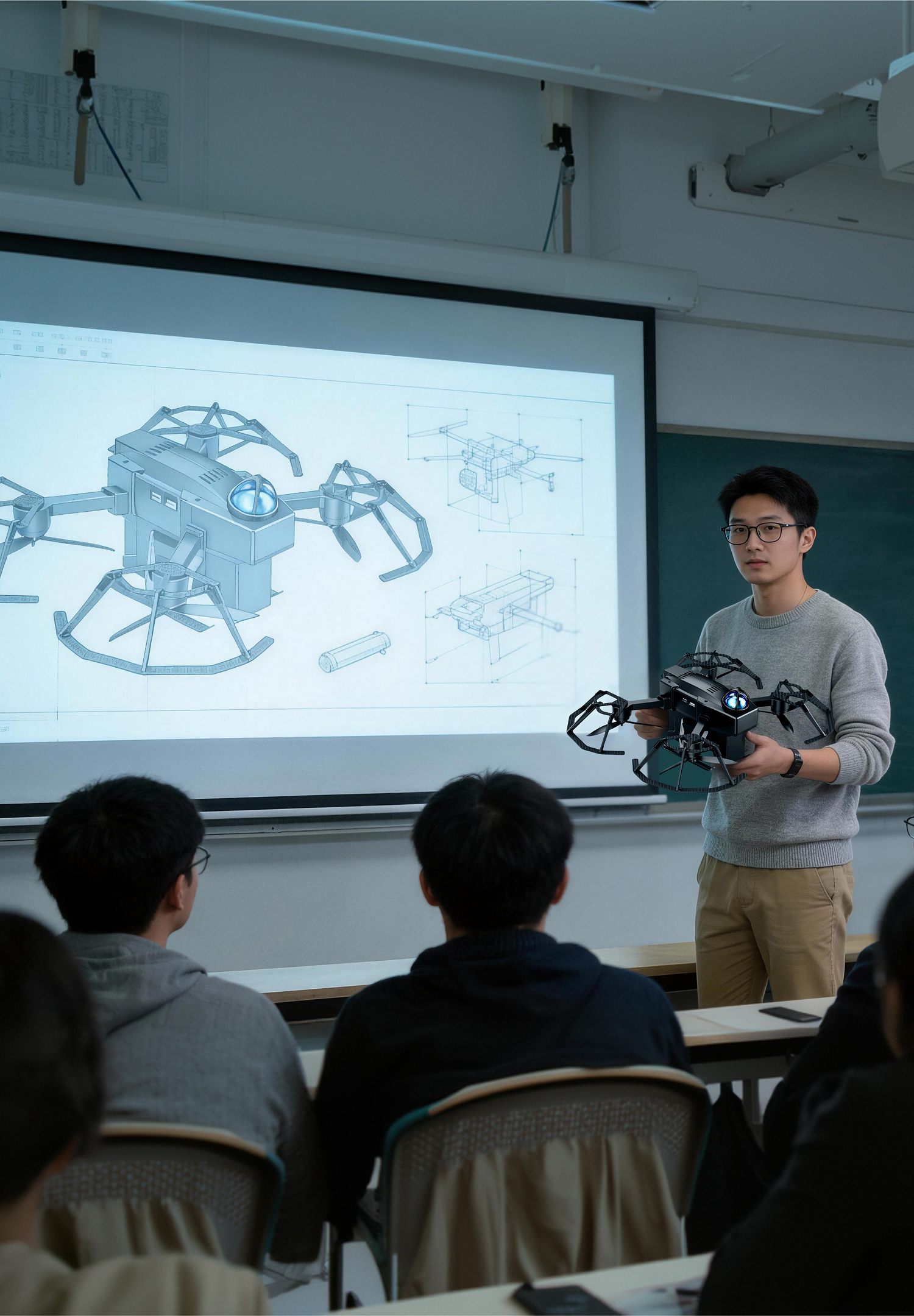 智能探索飞行机器人P300